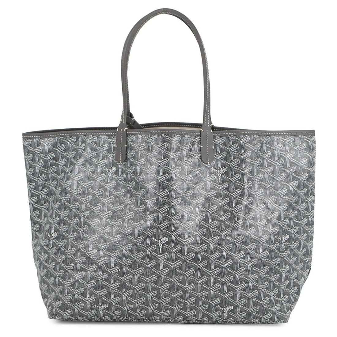 Goyard Saint Louis PM Leather Tote Bag STLOUIPMLTY51CL51P GOYARD Handbag: --- Catalog ---Category: SizeSize (HxWxD): 27cm x 19cm x 14.5cm / 10.62'' x 7.48'' x 5.7''Category: DesignType: Handbag, Tote bagColor: GrayGender: WomenMaterial: PVC , Leather Category: GeneralMPN: S