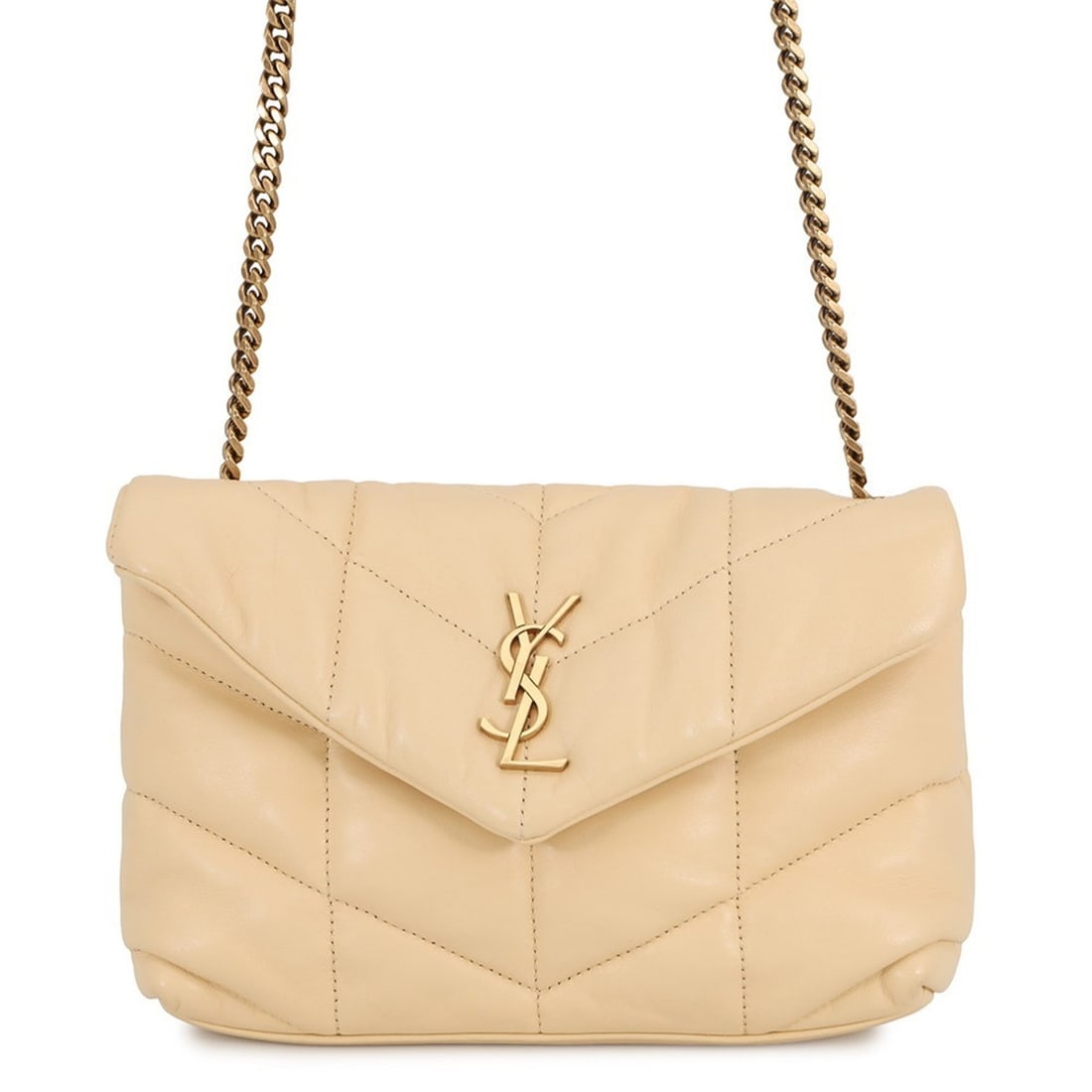 Yves Saint Laurent Saint Laurent Paris Lulu Puffer Leather Chain Shoulder Bag 620333 SAINT LAURENT (1 of 15)