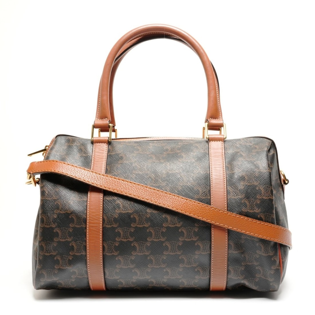 Celine Macadam Trim-Off Logo Boston Bag, Brown, WS26730 (1 of 14)