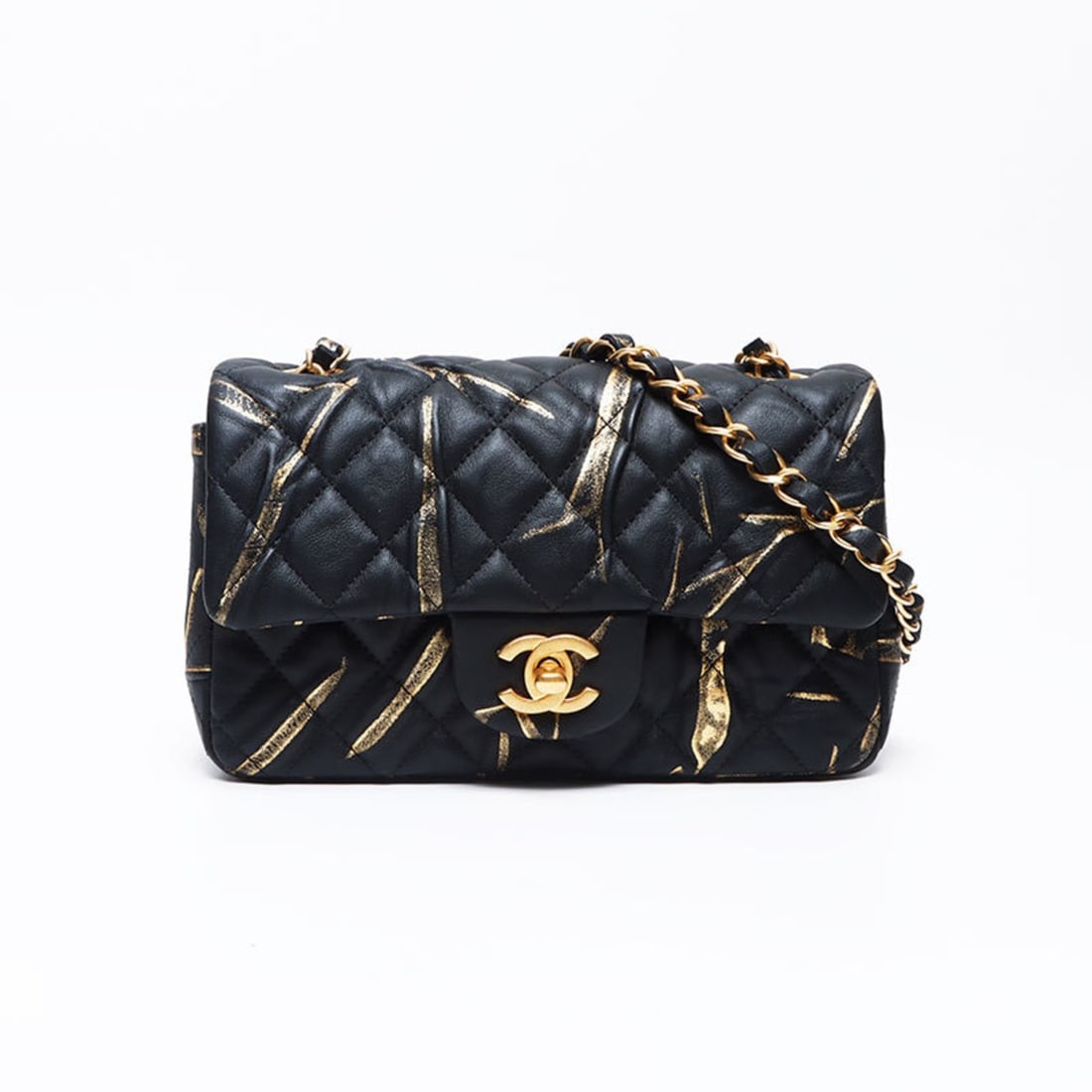 CHANEL Mini Matelasse Chain Shoulder Bag, Black, WS13826 (1 of 14)