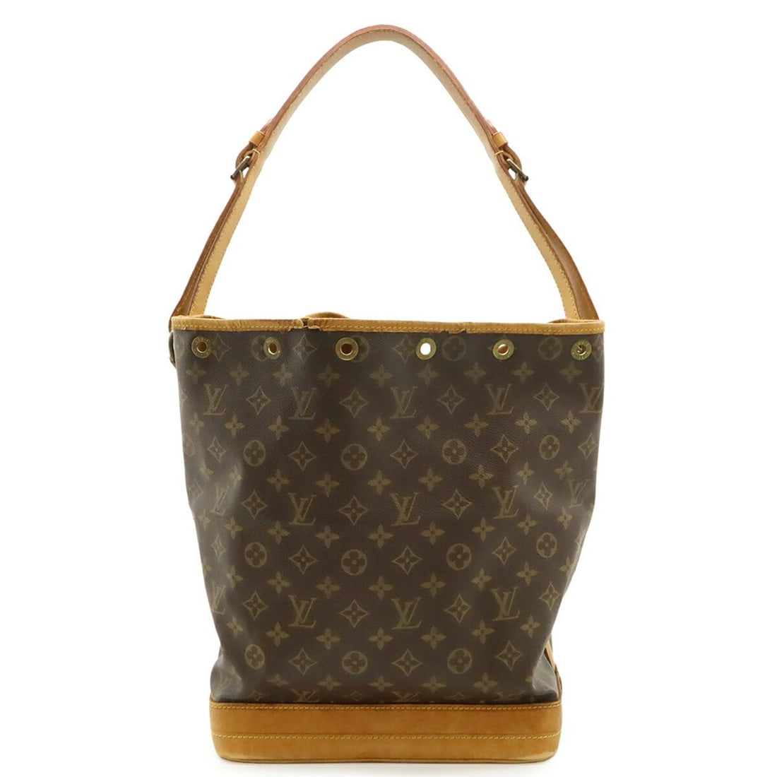 LOUIS VUITTON Monogram Noe Shoulder Bag, Model M42224: --- Catalog ---Category: SizeSize (HxWxD): 35cm x 26.5cm x 19cm / 13.77'' x 10.43'' x 7.48''Category: DesignType: Shoulder bagColor: Brown, MonogramGender: WomenMaterial: Monogram Category: GeneralBra