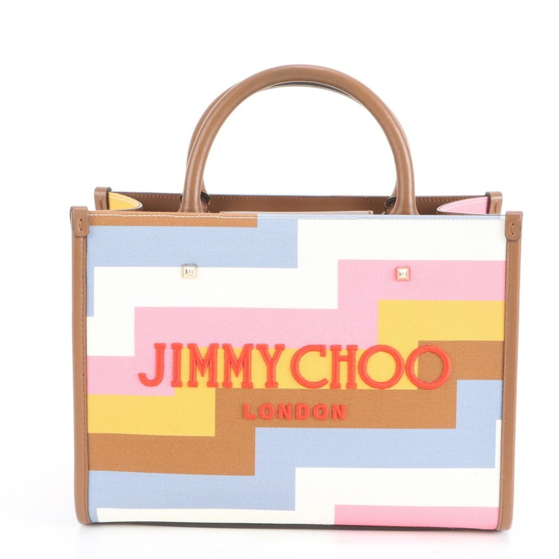 Jimmy Choo Avenue Tote Bag Leather Handbag Multicolor Women's: --- Catalog ---Category: SizeSize (HxWxD): 19cm x 28cm x 15cm / 7.48'' x 11.02'' x 5.9''Category: DesignType: Handbag, Tote bagColor: Multi-colorGender: WomenMaterial: Leather Category: GeneralBrand: