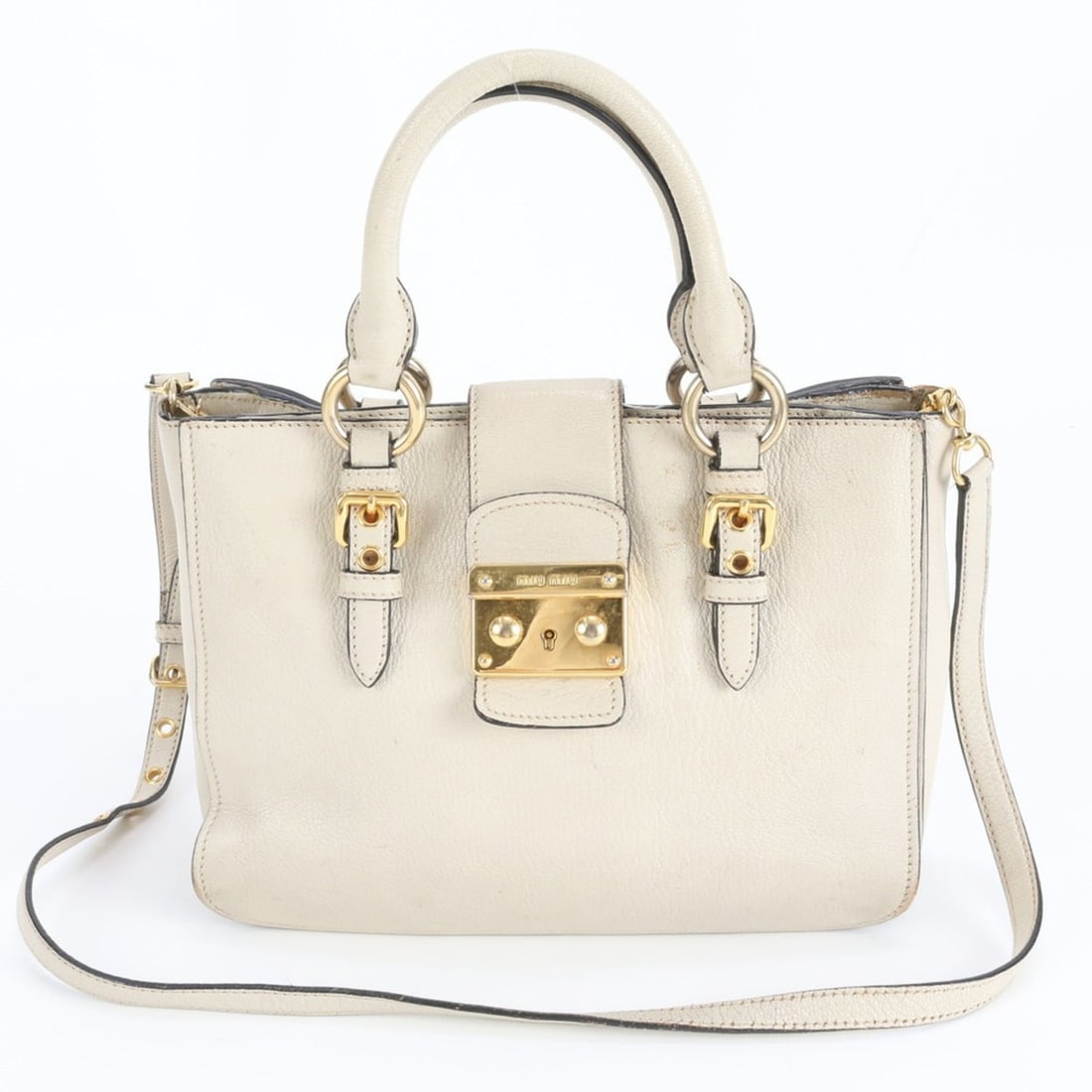 Miu Miu Miu leather shoulder bag, handbag, tote bag for women (1 of 13)