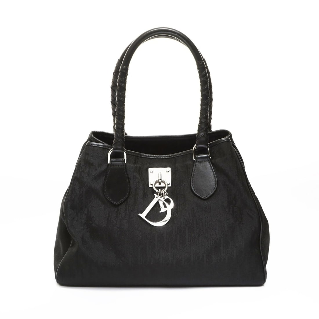 Christian Dior Lovely Canvas Trotter Handbag, Black, WS27032: --- Catalog ---Category: SizeSize (HxWxD): 23cm x 32cm x 12cm / 9.05'' x 12.59'' x 4.72''Category: DesignType: HandbagColor: BlackGender: WomenCategory: GeneralBrand: Christian DiorCountry of Origin:
