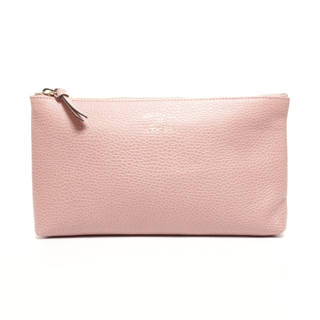 Gucci Leather Clutch Bag Pouch Pink WS26108: --- Catalog ---Category: SizeSize (HxWxD): 13cm x 24cm x 10cm / 5.11'' x 9.44'' x 3.93''Category: DesignType: Clutch bag, PouchColor: PinkGender: WomenCategory: GeneralBrand: GucciCountry of Origin: I
