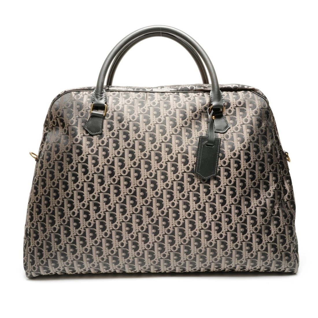 Christian Dior Canvas Trotter Oblique Boston Bag, Black, WS27279: --- Catalog ---Category: SizeSize (HxWxD): 40cm x 55cm x 16cm / 15.74'' x 21.65'' x 6.29''Category: DesignType: Boston bagColor: BlackGender: WomenCategory: GeneralBrand: Christian DiorCountry of Orig