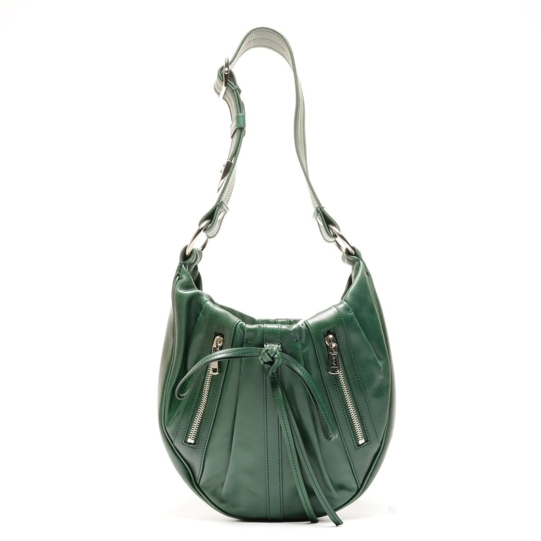 Yves Saint Laurent Rive Gauche Shoulder Bag, Green, WS26484: --- Catalog ---Category: SizeSize (HxWxD): 20cm x 25cm x 5.5cm / 7.87'' x 9.84'' x 2.16''Category: DesignType: Shoulder bagColor: GreenGender: WomenCategory: GeneralBrand: Yves Saint LaurentCountry of
