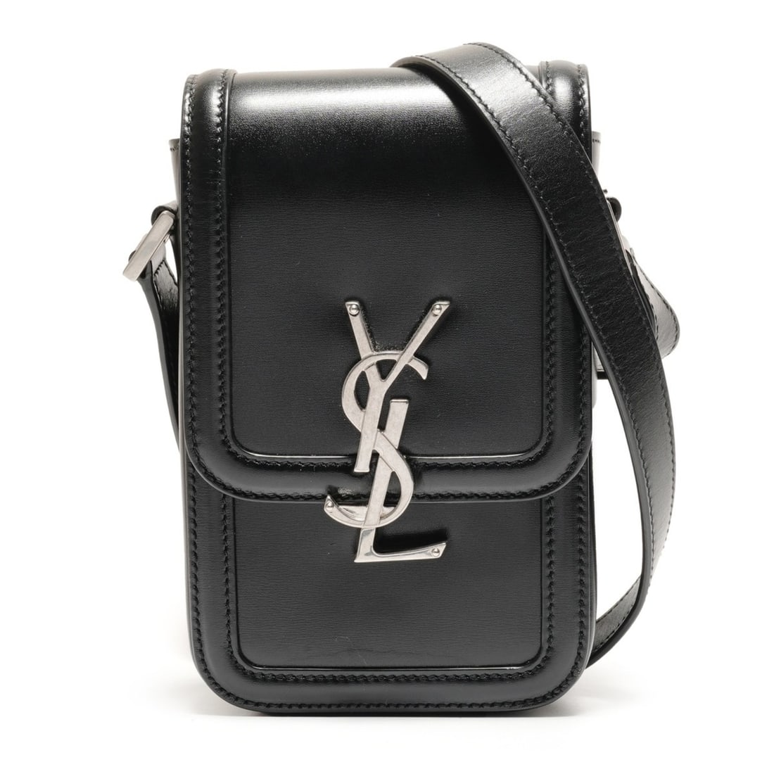 Yves Saint Laurent Solferino Mini Leather Shoulder Bag, Black, WS26461: --- Catalog ---Category: SizeSize (HxWxD): 17cm x 11cm x 4cm / 6.69'' x 4.33'' x 1.57''Strap Length: 108cm - 123cm / 42.51'' - 48.42''Category: DesignType: Shoulder bagColor: BlackGender: WomenMateria