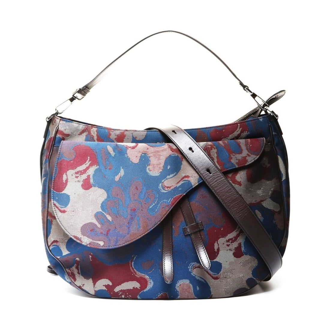 Christian Dior Peter Doig Saddle Bag Shoulder Multicolor WS26614 (1 of 14)