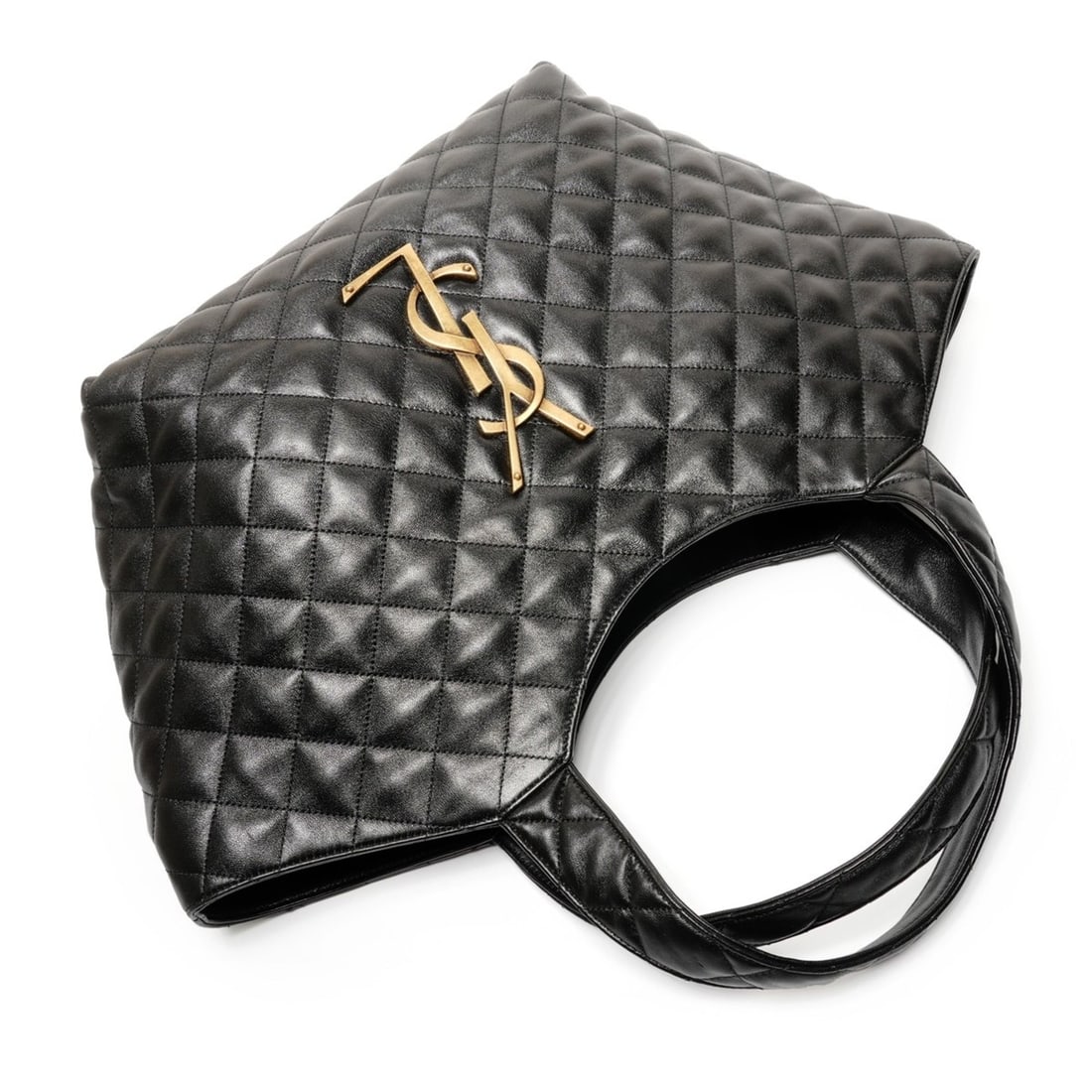 Yves Saint Laurent Ikar Maxi Shopping Tote Bag, Black, WS27351 - 8