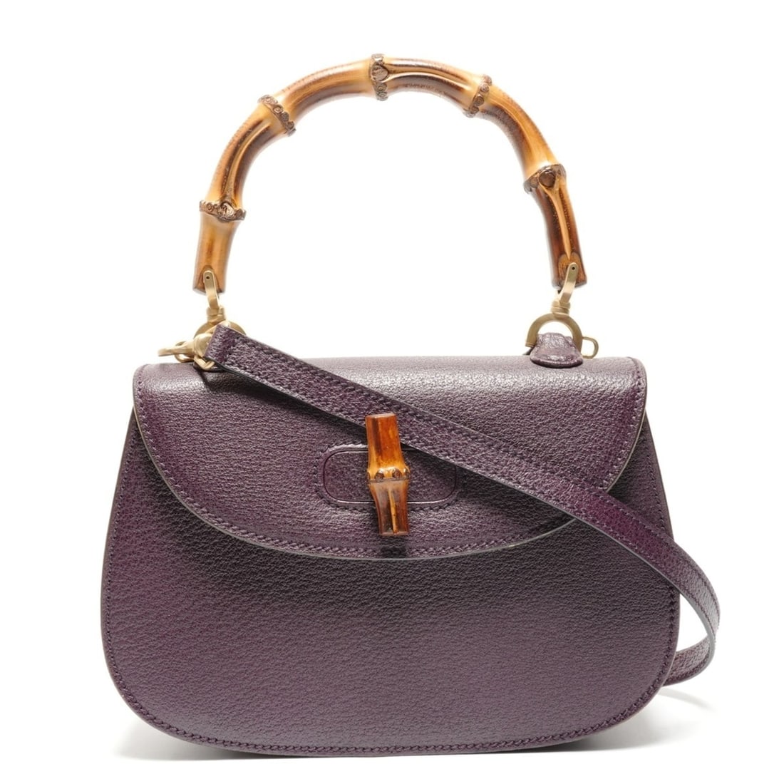 Gucci Leather Bamboo Small 2-Way Handbag, Red, WS26721: --- Catalog ---Category: SizeHandle Drop: 10.00cm / 3.94''Size (HxWxD): 15cm x 22cm x 6cm / 5.9'' x 8.66'' x 2.36''Strap Length: 116cm / 45.66''Category: DesignType: HandbagColor: Red colorGender: Wom