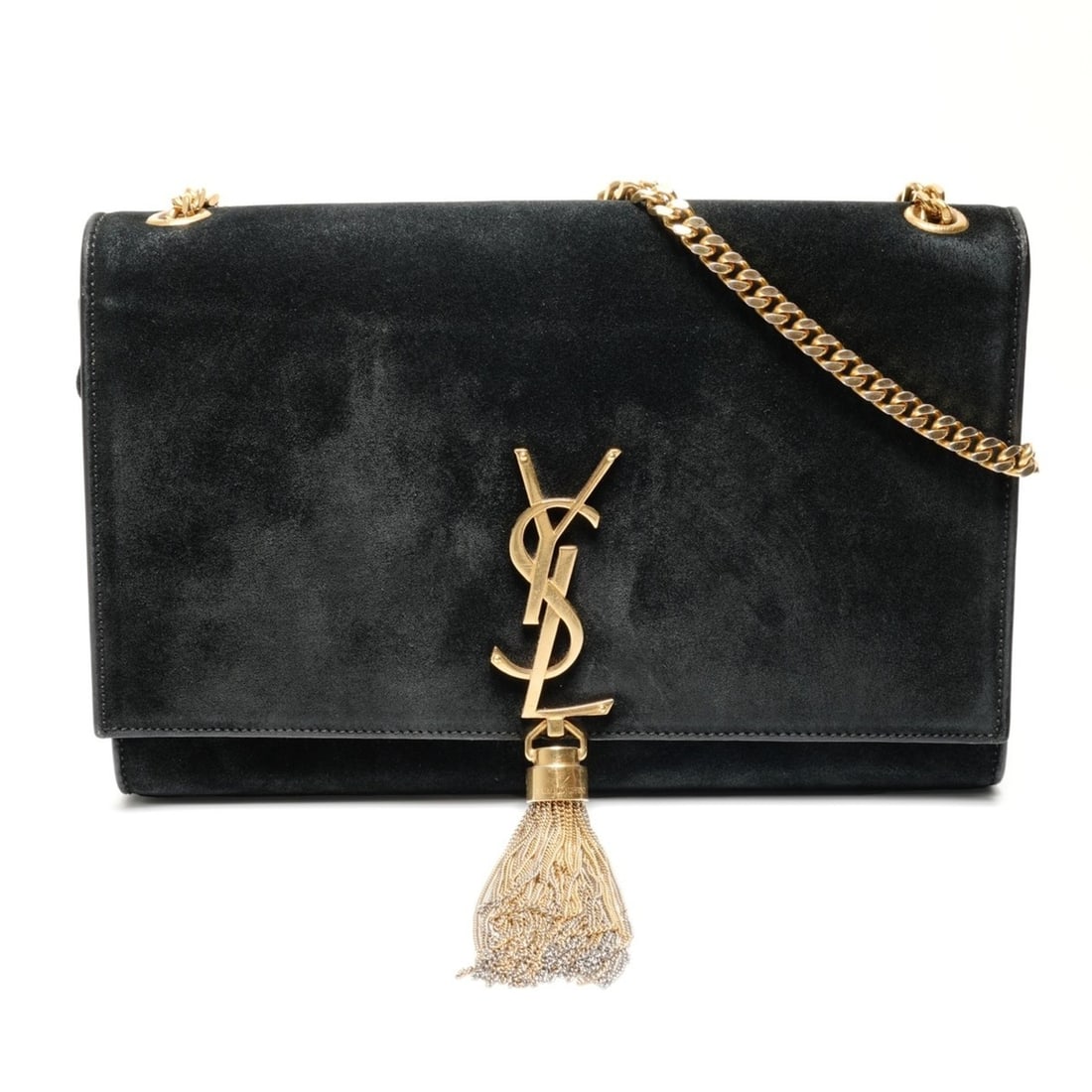 Yves Saint Laurent Kate Suede Medium Shoulder Bag, Black, WS26884: --- Catalog ---Category: SizeSize (HxWxD): 15.5cm x 24cm x 4.5cm / 6.1'' x 9.44'' x 1.77''Strap Length: 60cm - 100cm / 23.62'' - 39.36''Category: DesignType: Shoulder bagColor: BlackGender: WomenMater