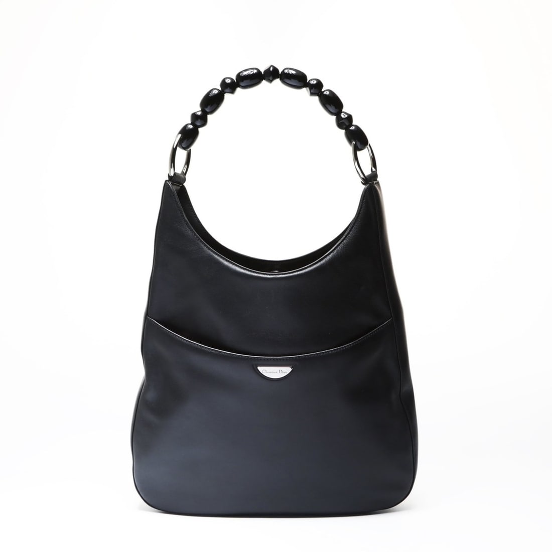 Christian Dior Marispearl Leather Shoulder Bag, Black, WS26952: --- Catalog ---Category: SizeHandle Drop: 18.00cm / 7.09''Size (HxWxD): 32cm x 29cm x 4cm / 12.59'' x 11.41'' x 1.57''Category: DesignType: Shoulder bagColor: BlackGender: WomenMaterial: Leather Categ