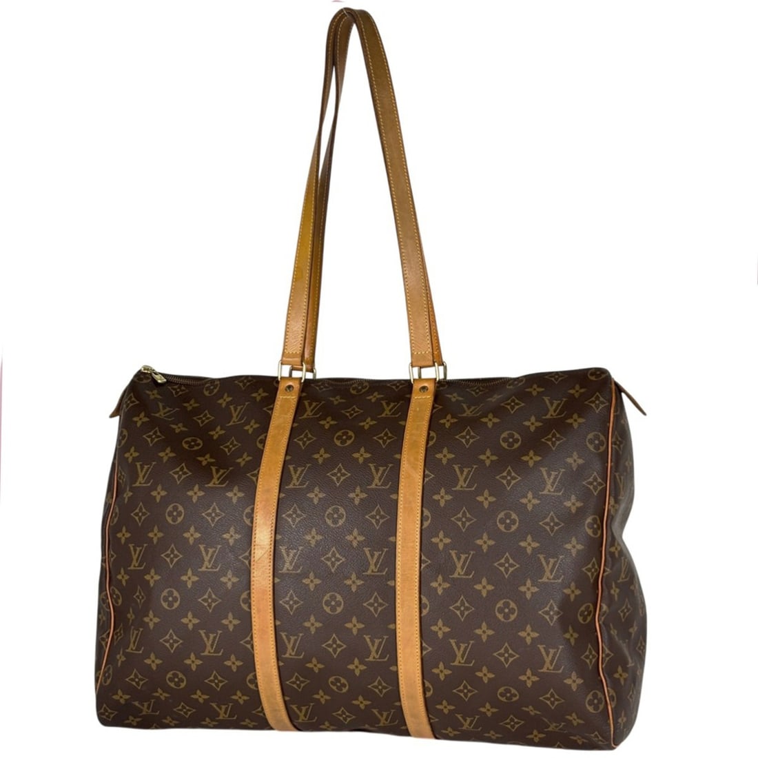 Louis Vuitton Flanery 50 Shoulder Bag, Monogram Brown, M51116, Women's: --- Catalog ---Category: SizeSize (HxWxD): 35cm x 50cm x 15cm / 13.77'' x 19.68'' x 5.9''Category: DesignType: Shoulder bagColor: BrownGender: WomenMaterial: Monogram Category: GeneralBrand: Louis Vui