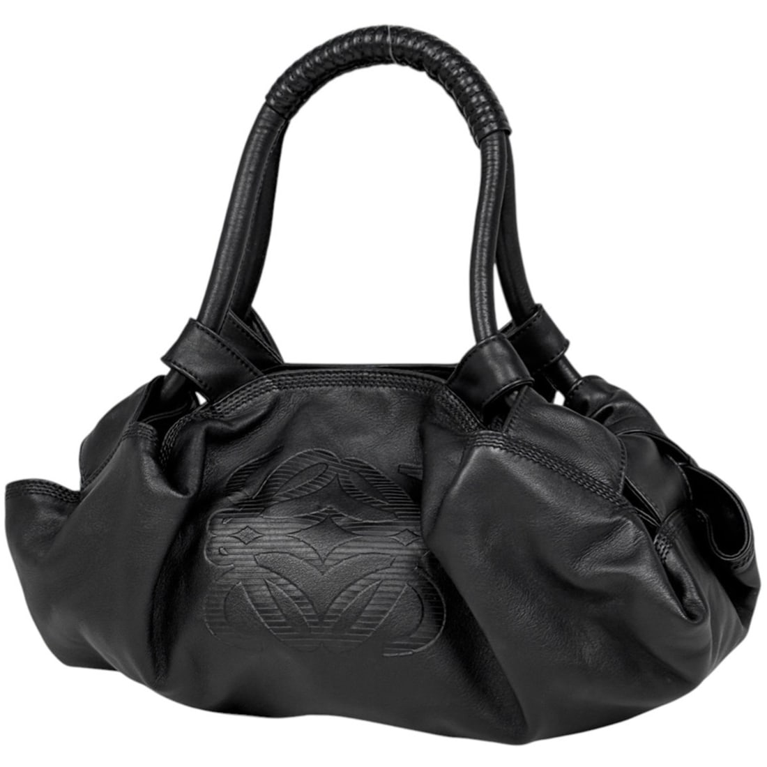 LOEWE Nappa Aire Anagram Handbag in Black Leather for Women (1 of 12)