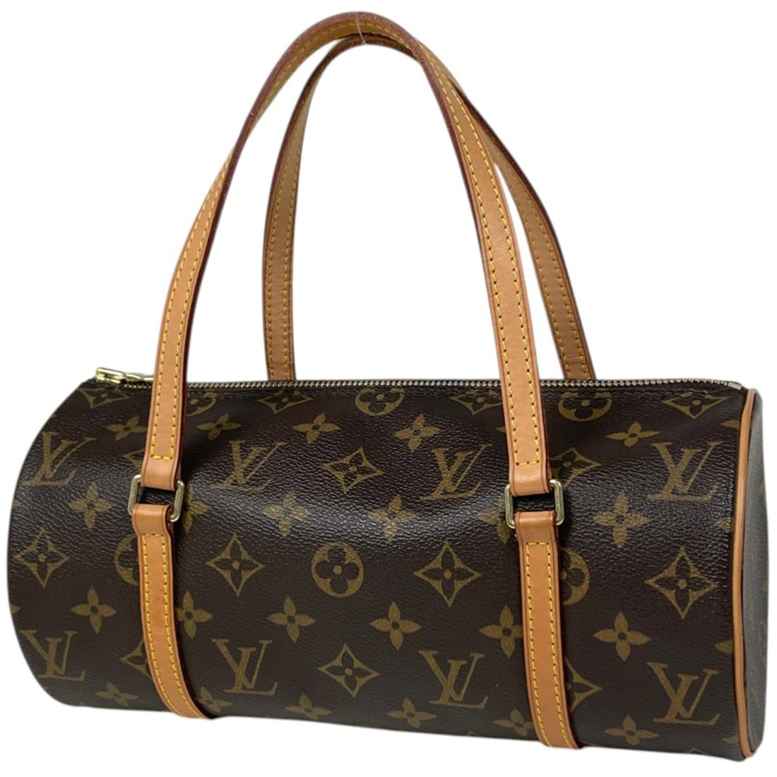 Louis Vuitton Papillon 26 Barrel Bag, Old Style, Monogram Brown, M51386, Women's: --- Catalog ---Category: SizeSize (HxWxD): 13cm x 27cm x 13cm / 5.11'' x 10.62'' x 5.11''Category: DesignType: HandbagColor: BrownGender: WomenMaterial: Monogram Category: GeneralBrand: Louis Vuitton-