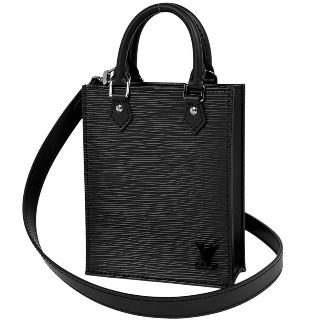 Louis Vuitton Petite Sac Plat 2-Way Shoulder Bag/Pochette/Handbag Epi Noir (Black) M69441 Women's: --- Catalog ---Category: SizeSize (HxWxD): 17cm x 14cm x 5cm / 6.69'' x 5.51'' x 1.96''Category: DesignType: Handbag, Pochette, Shoulder bagColor: Black, NoirGender: WomenMaterial: Epi leather Categor