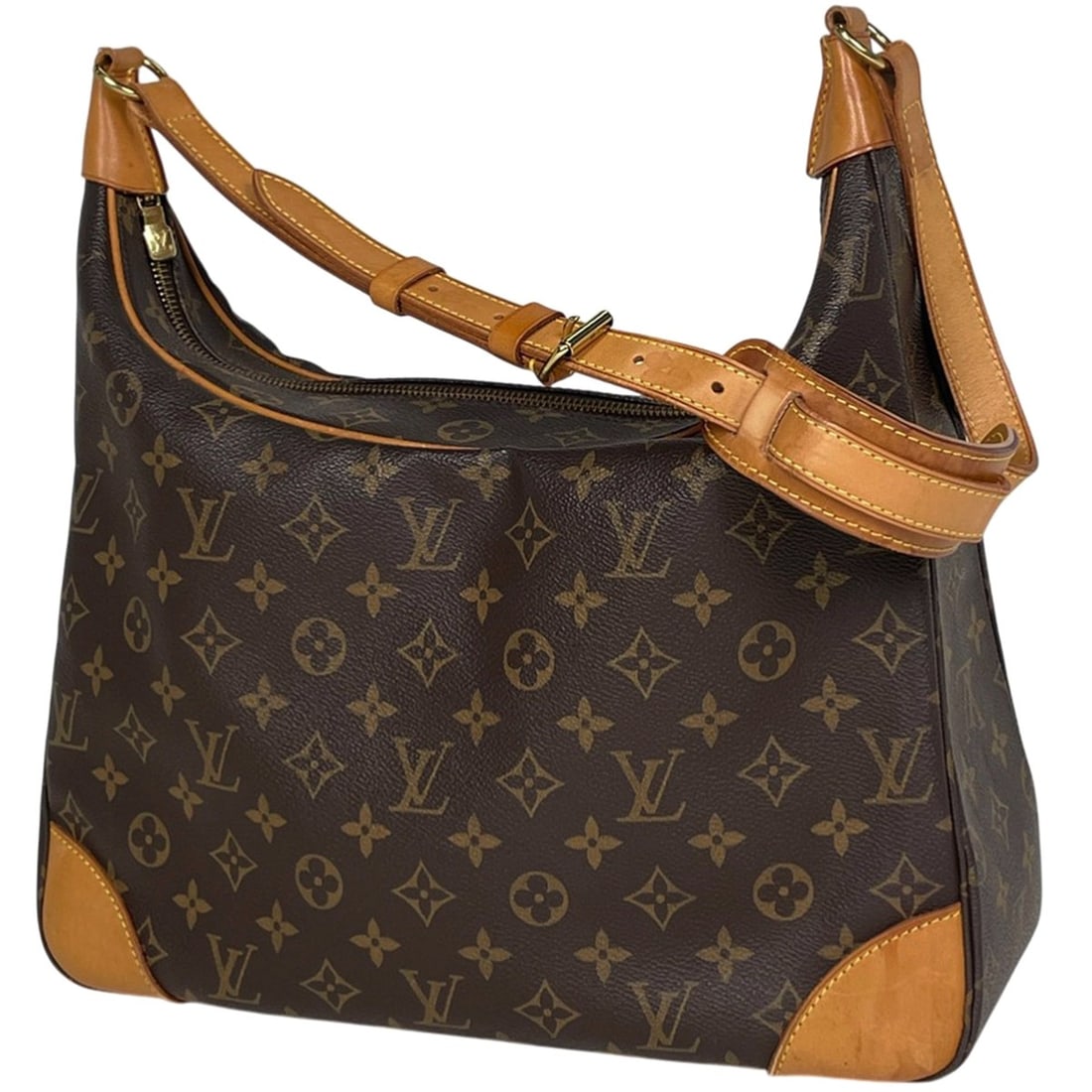 Louis Vuitton Boulogne 35 Shoulder Bag Monogram Brown M51260 Women's (1 of 10)