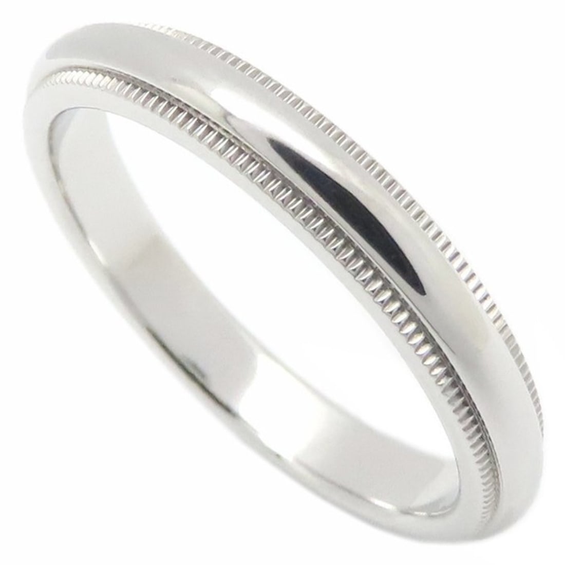 TIFFANY & Co. Tiffany Milgrain Ring, Pt950, Women's, 295149: --- Catalog ---Category: SizeJP Size: 14.5US Size: 7Category: DesignType: Band ringColor: PlatinumGender: WomenMaterial: Platinum 950Category: GeneralBrand: Tiffany--- Item List ---Section: ConditionR
