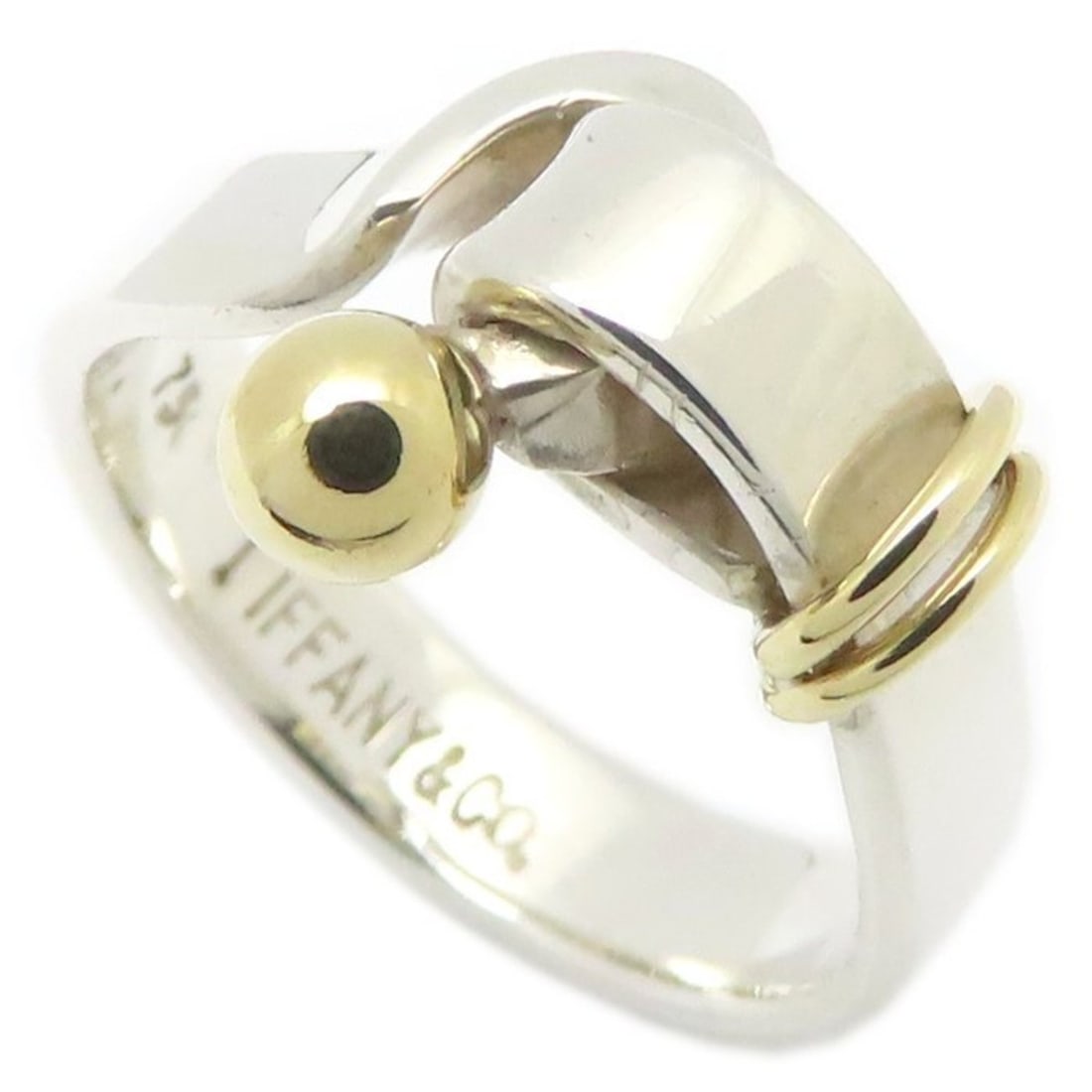 TIFFANY & Co. Tiffany Hook Eye Ring, SV925x18KYG, Women's, 295155: --- Catalog ---Category: SizeJP Size: 10US Size: 5.5Category: DesignType: Band ringColor: Yellow goldGender: WomenMaterial: Yellow gold (18K)Category: GeneralBrand: Tiffany--- Item List ---Section: Co