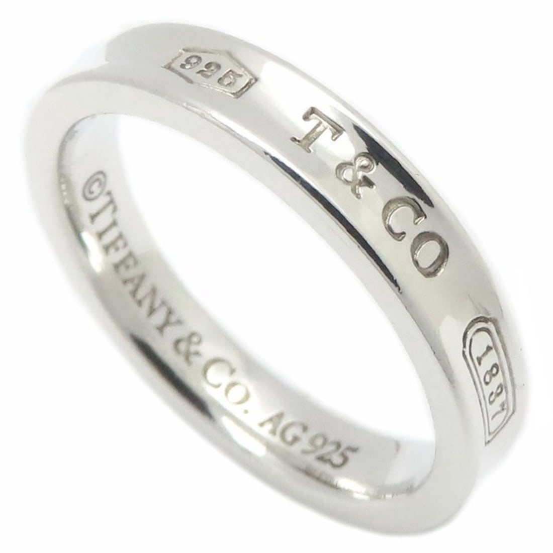 TIFFANY & Co. Tiffany 1837 Narrow Ring, SV925, Men's, 295158: --- Catalog ---Category: SizeJP Size: 18.5US Size: 9Category: DesignType: Band ringColor: SilverGender: MenMaterial: Silver 925Category: GeneralBrand: Tiffany--- Item List ---Section: ConditionRanking