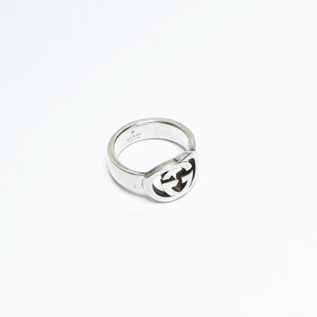 Gucci Interlocking G 925 #11 Silver Ring - 3