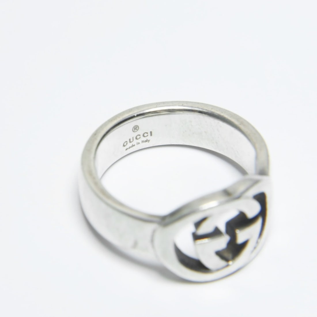 Gucci Interlocking G 925 #11 Silver Ring - 8