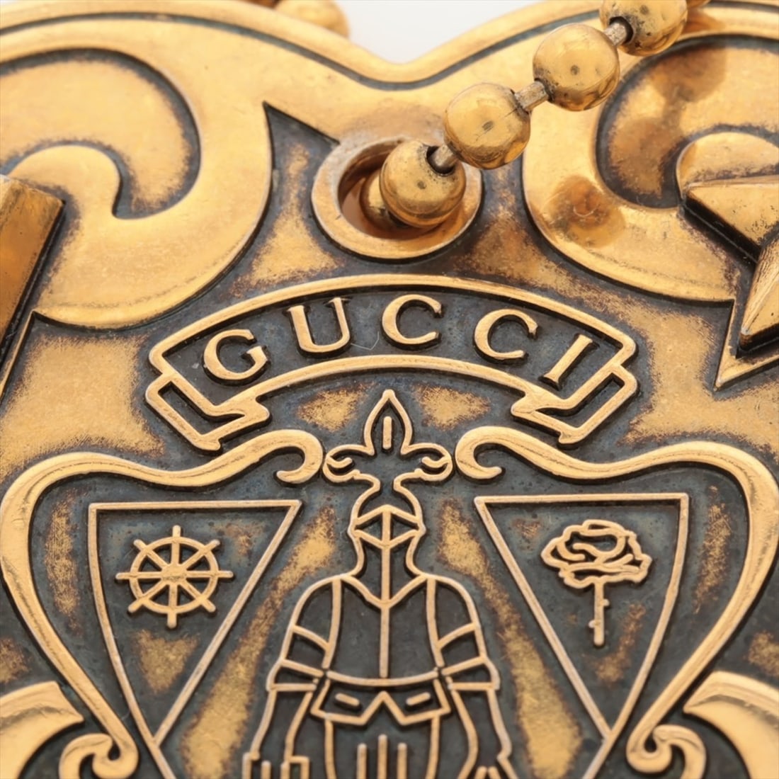 Gucci Heart Keychain Gold - 4