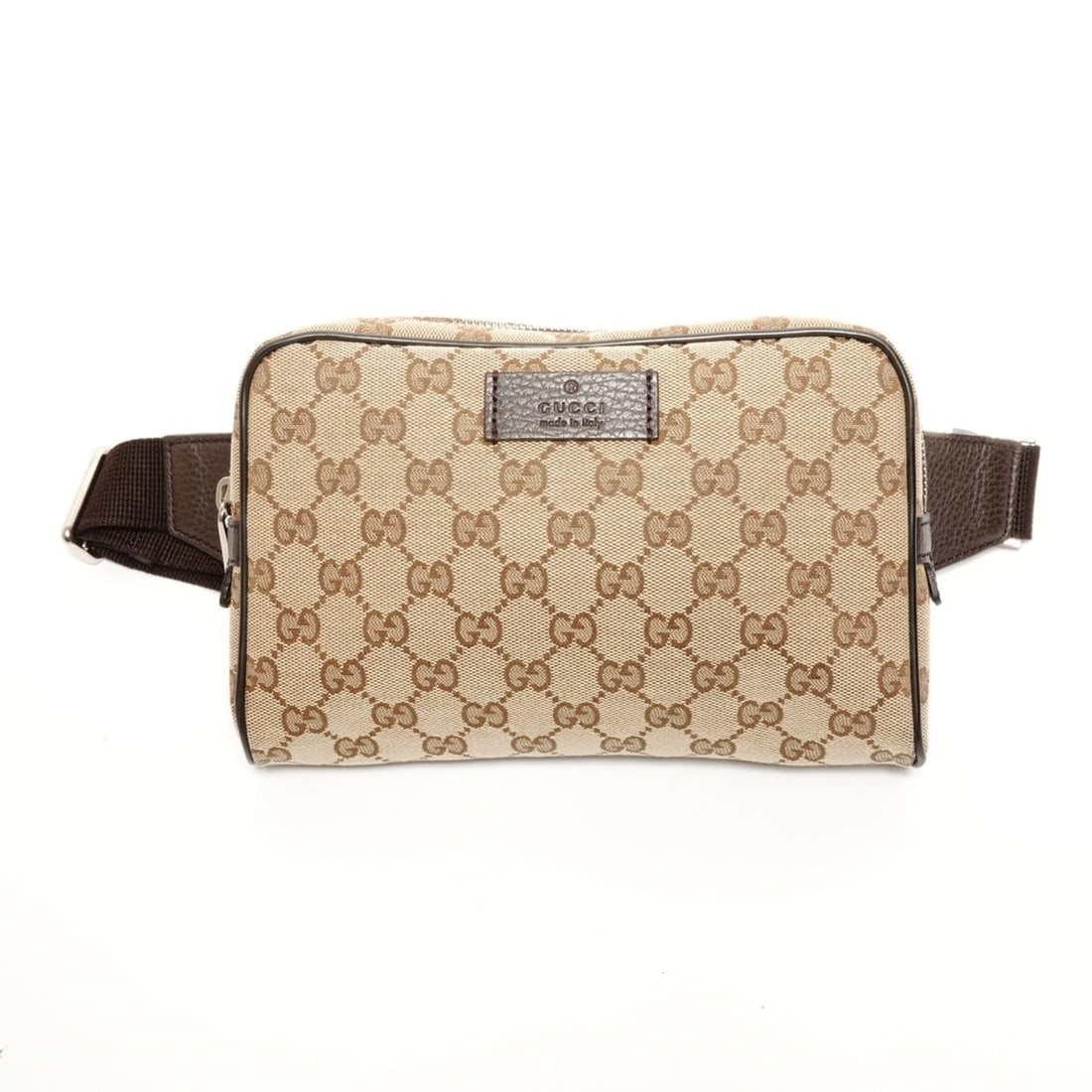 Gucci GG Canvas 449174 Belt Bag, Shoulder Waist Beige: --- Catalog ---Category: SizeSize (HxWxD): 14cm x 22cm x 4.5cm / 5.51'' x 8.66'' x 1.77''Category: DesignType: Fanny pack, Shoulder bagColor: BeigeGender: WomenCategory: GeneralBrand: GucciCountry of