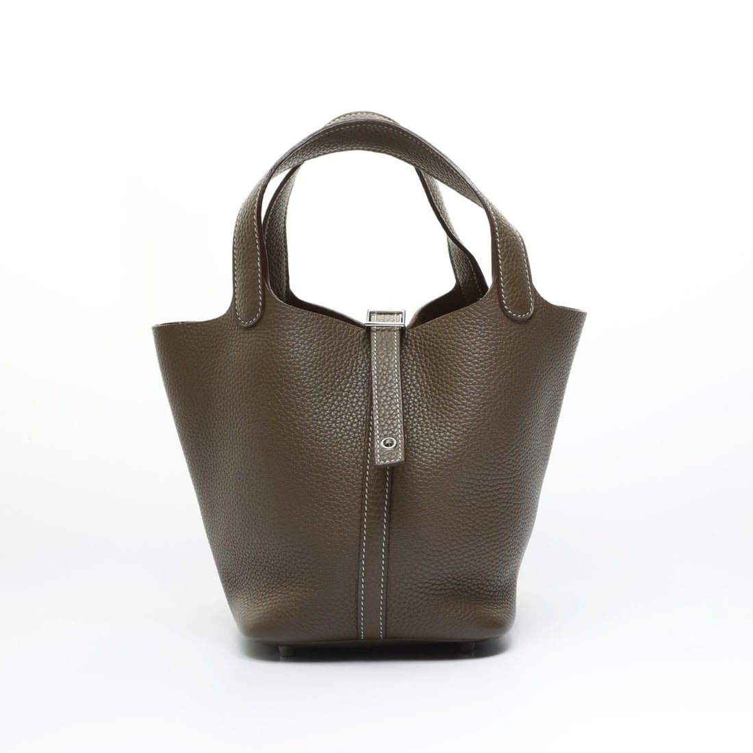 Hermes Hermès Picotin Lock PM Handbag, Brown, 2024, Double Stamp: --- Catalog ---Category: SizeSize (HxWxD): 18cm x 23cm x 13cm / 7.08'' x 9.05'' x 5.11''Category: DesignType: HandbagColor: BrownGender: WomenCategory: GeneralBrand: HermesCountry of Origin: France---