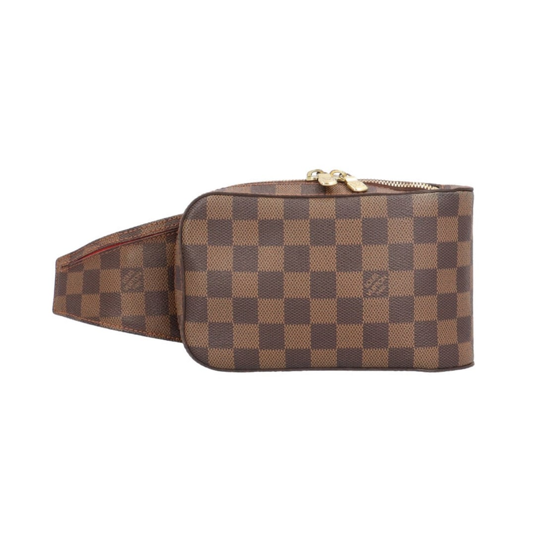 Pre-owned Louis Vuitton Geronimos Damier Canvas Body Bag, Brown, Men's, N51994, Men's.: --- Catalog ---Category: SizeWeight: 325g / 11.46oz.Size (HxWxD): 11cm x 19cm x 6cm / 4.33'' x 7.48'' x 2.36''Strap Length: 82cm / 32.28''Category: DesignType: Sling bagColor: Brown, Damier Canvas,