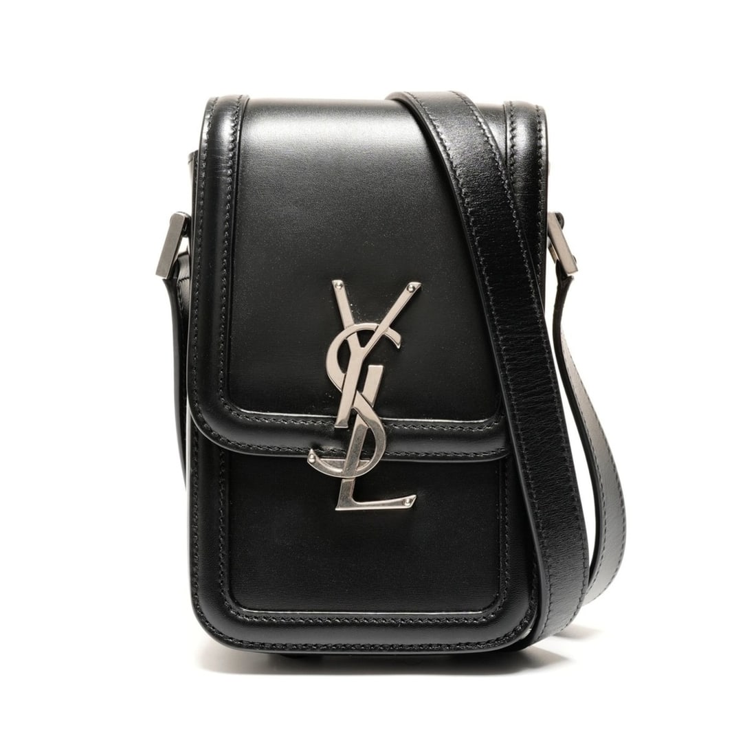 Yves Saint Laurent Solferino Mini Leather Shoulder Bag, Black, WS26610: --- Catalog ---Category: SizeSize (HxWxD): 17cm x 11cm x 4cm / 6.69'' x 4.33'' x 1.57''Category: DesignType: Shoulder bagColor: BlackGender: WomenCategory: GeneralBrand: Yves Saint LaurentCountry of O