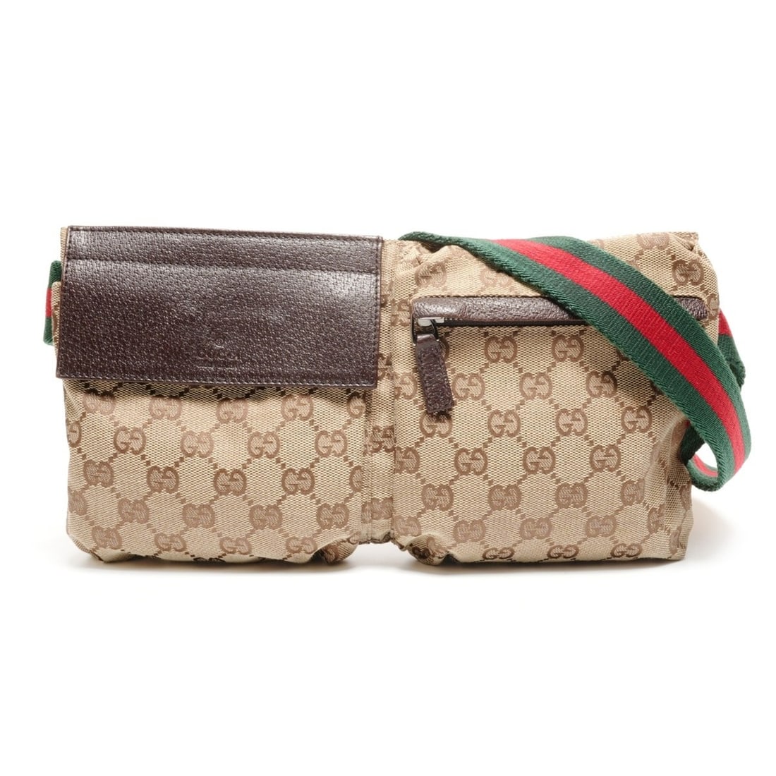 Gucci GG Canvas Body Bag/Belt Bag 28566 Shoulder Beige WS26443 (1 of 18)