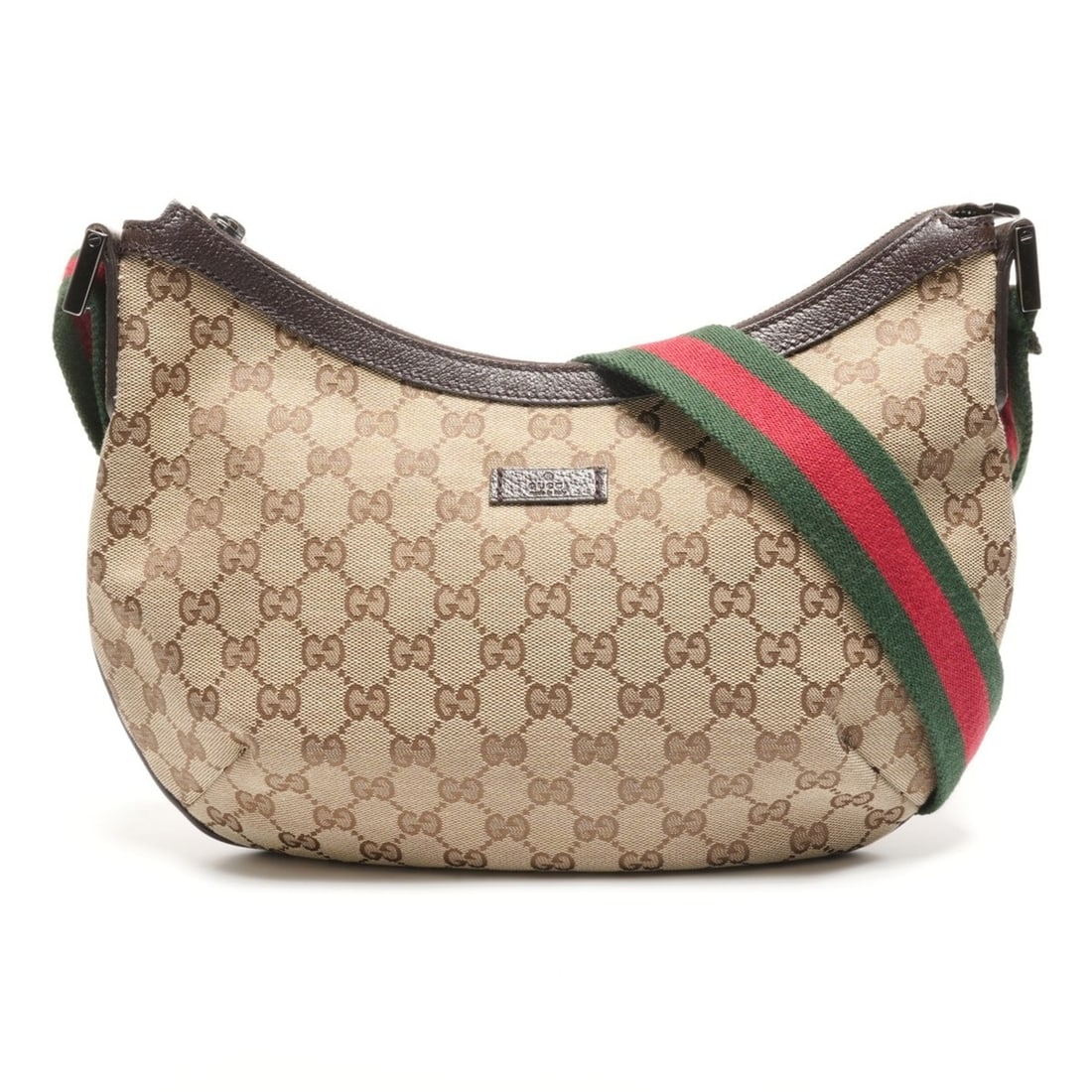 Gucci GG Canvas Half Moon Shoulder Bag, Brown, WS26843: --- Catalog ---Category: SizeSize (HxWxD): 22cm x 34cm x 2cm / 8.66'' x 13.38'' x 0.78''Category: DesignType: Shoulder bagColor: BrownGender: WomenCategory: GeneralBrand: GucciCountry of Origin: Italy