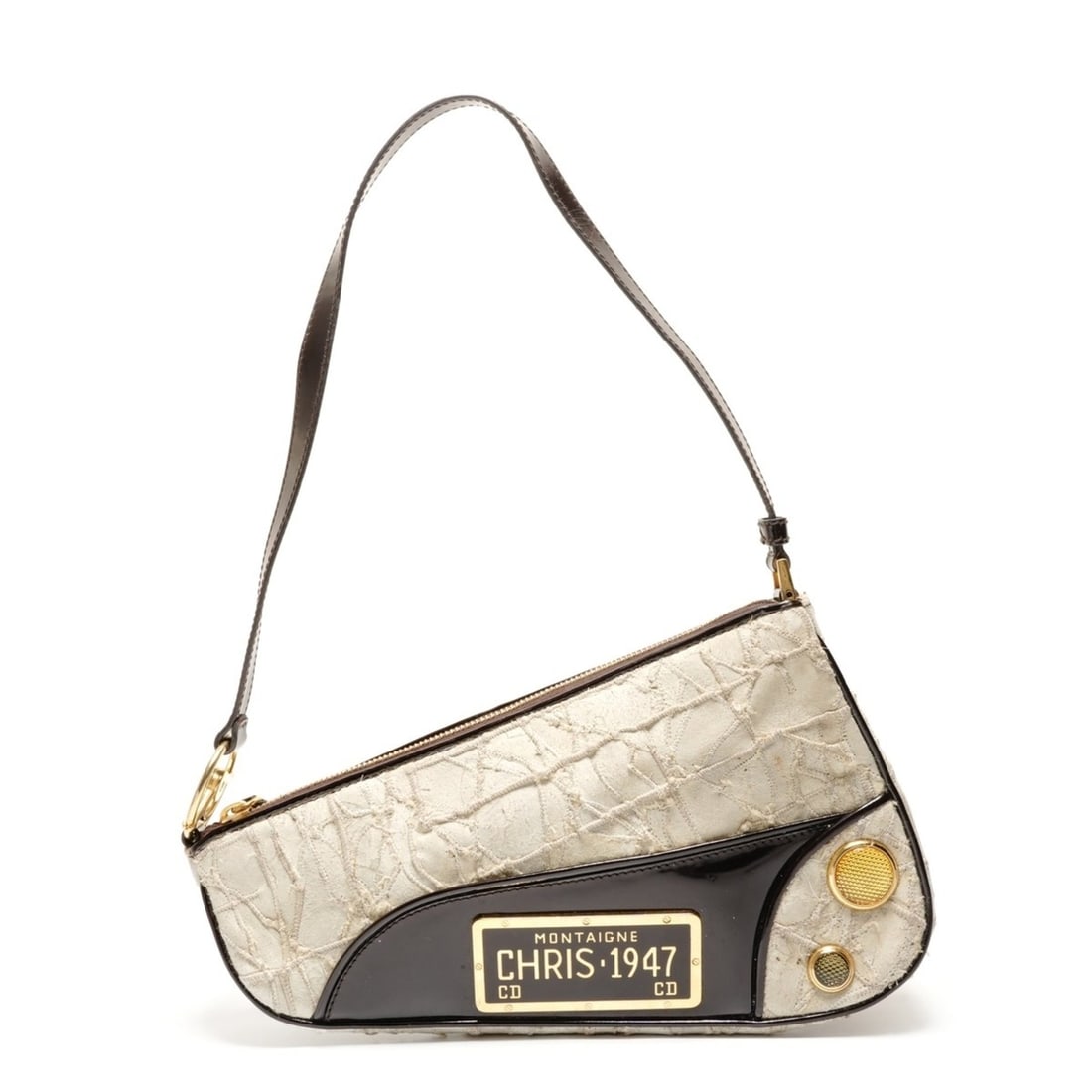 Christian Dior Suede Saddle Pouch Shoulder Bag, Beige, WS26367: --- Catalog ---Category: SizeSize (HxWxD): 15cm x 25cm x 4cm / 5.9'' x 9.84'' x 1.57''Category: DesignType: Pouch, Shoulder bagColor: BeigeGender: WomenCategory: GeneralBrand: Christian DiorCountry of