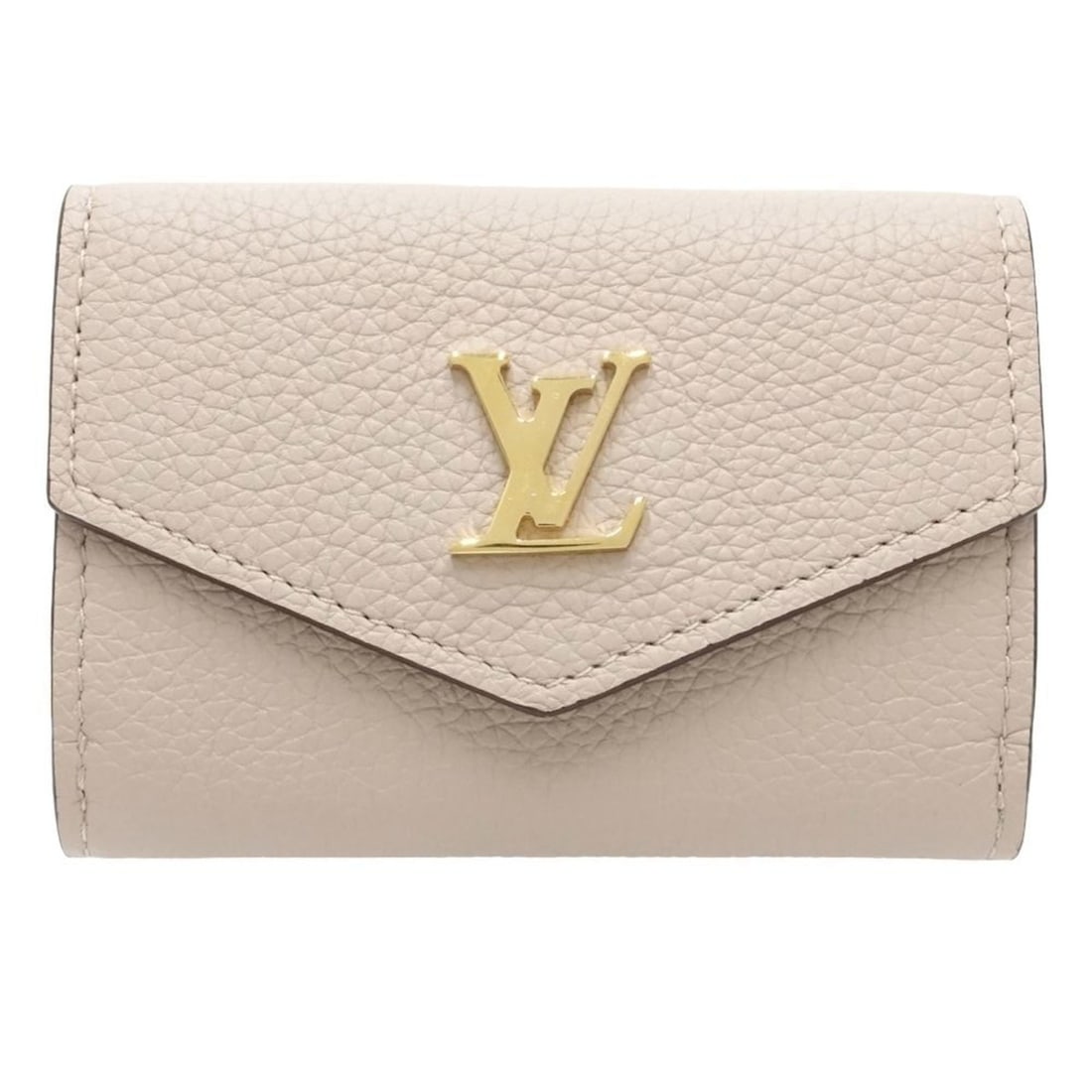 LOUIS VUITTON Louis Vuitton Tri-fold Wallet M69340 Portefeuille Rock Mini Greige Women's 181959: --- Catalog ---Category: SizeSize (HxWxD): 7cm x 10cm x 2.5cm / 2.75'' x 3.93'' x 0.98''Category: DesignType: Wallet (tri-fold)Color: GrayishGender: WomenMaterial: Leather Leather/Fur Type: CalfskinCa
