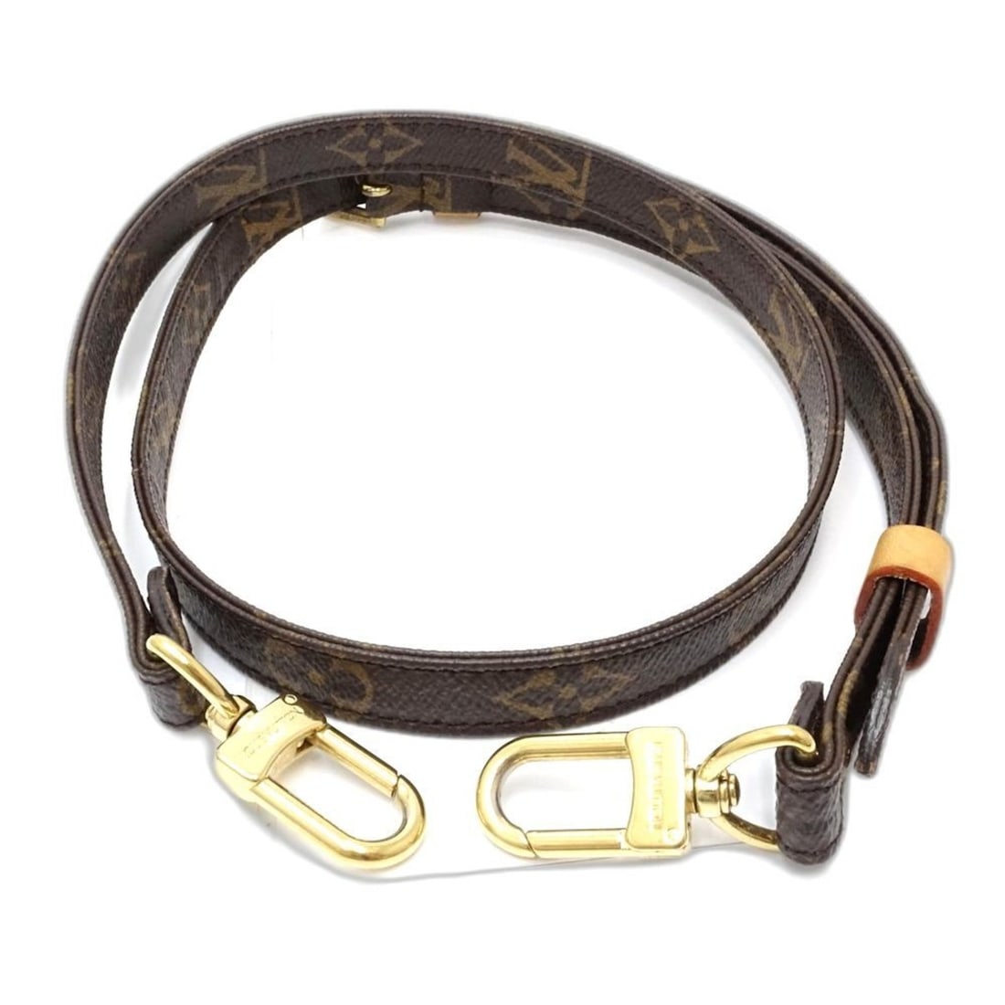 LOUIS VUITTON Monogram Shoulder Strap J52315 Brown Women's 181952 (1 of 15)