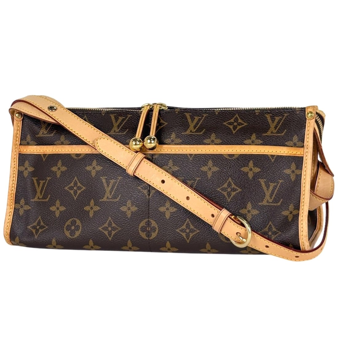 Louis Vuitton Popincourt Long Shoulder Bag, Monogram Brown, M40008, Women's (1 of 20)