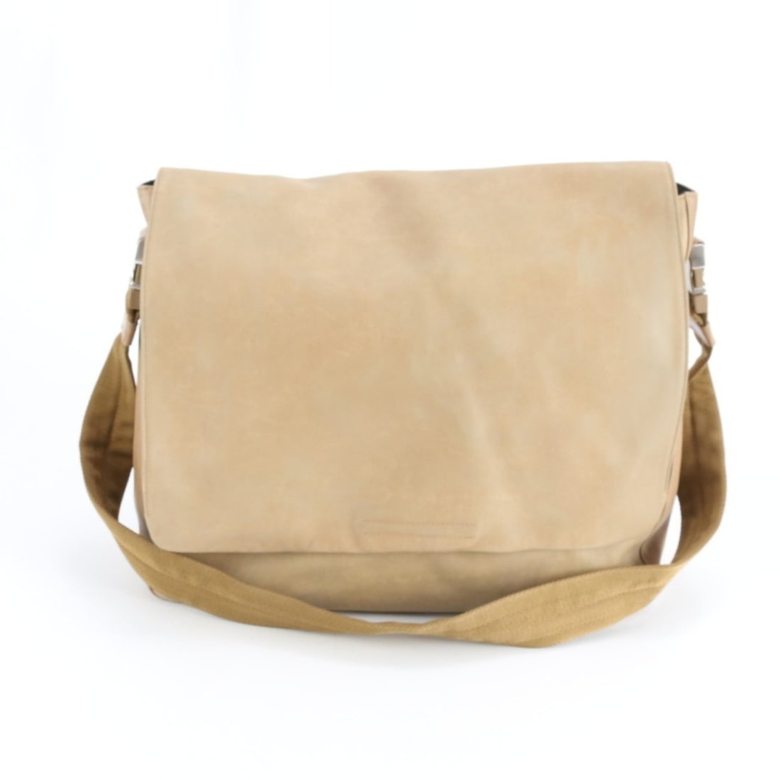 Prada Leather Shoulder Bag, Messenger Tote Beige, Men's: --- Catalog ---Category: SizeSize (HxWxD): 30cm x 34cm x 11cm / 11.81'' x 13.38'' x 4.33''Category: DesignType: Messenger bag, Shoulder bag, Tote bagColor: BeigeGender: MenMaterial: Leather , Nylon Ca