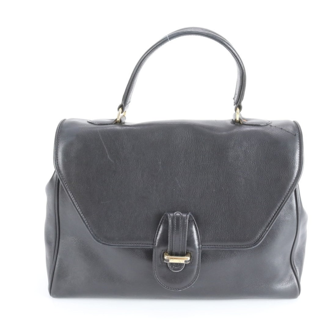 Celine Leather Handbag Tote Bag Black Gold Hardware Women's (1 of 20)