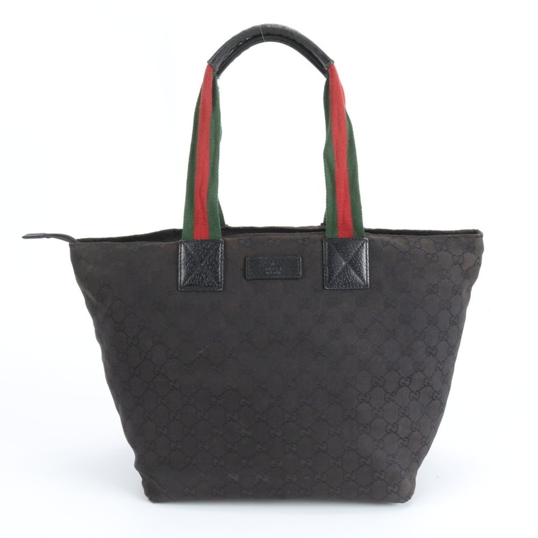 Gucci GG Canvas Sherry Line 131231 Leather Tote Bag Shoulder for Women: --- Catalog ---Category: SizeSize (HxWxD): 29cm x 28cm x 22cm / 11.41'' x 11.02'' x 8.66''Category: DesignType: Tote bagColor: BlackGender: WomenMaterial: Leather , Canvas Category: GeneralMPN: 131231