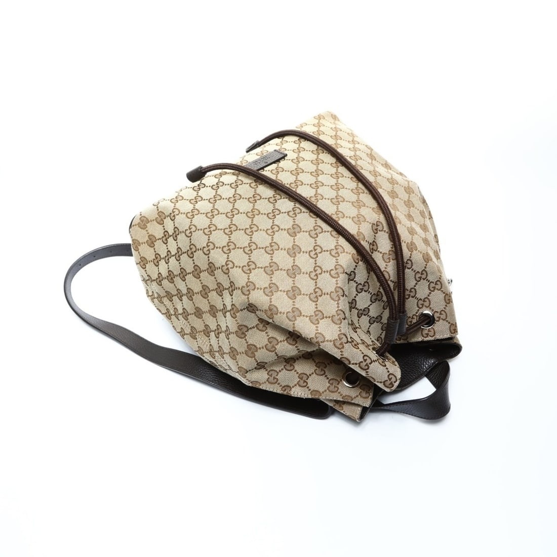 Gucci GG Canvas Backpack/Daypack, Brown - 10