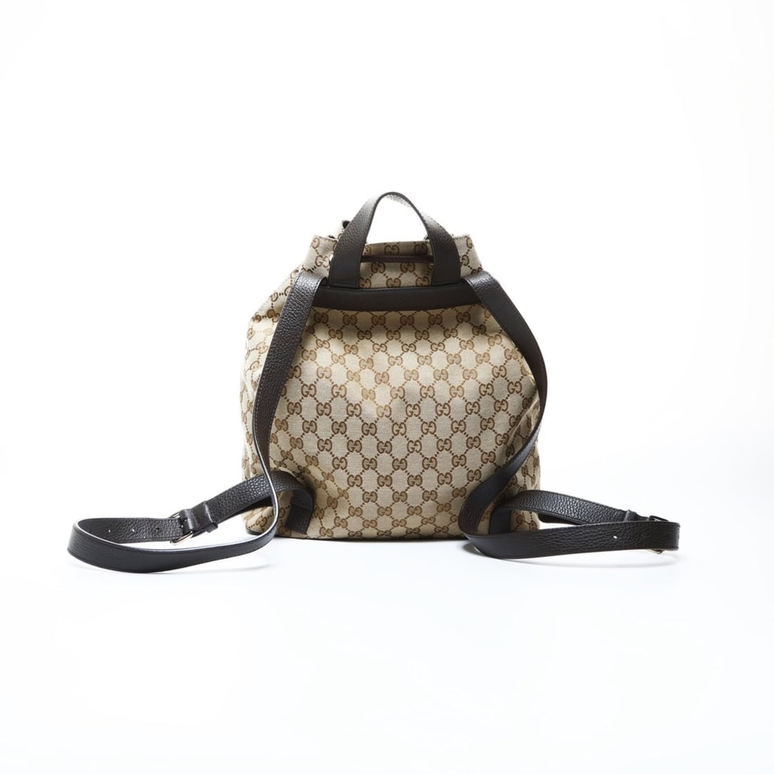 Gucci GG Canvas Backpack/Daypack, Brown - 3