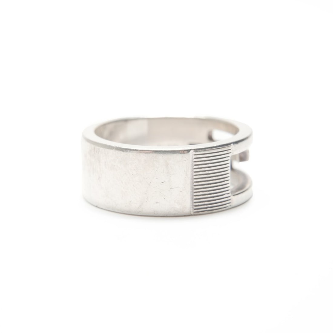 Gucci #13 Logo Ring in Silver - 3