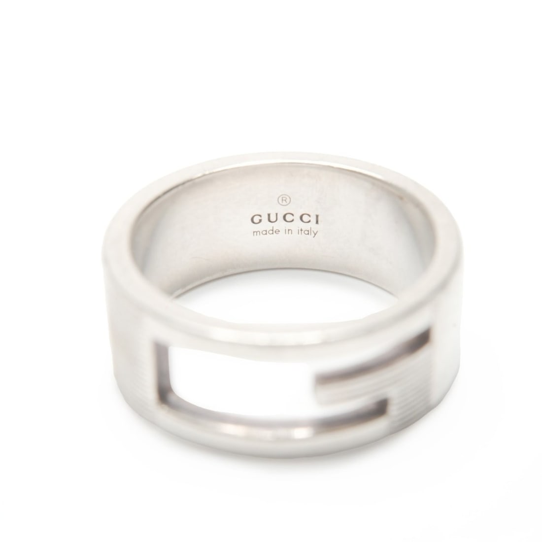 Gucci #13 Logo Ring in Silver - 7