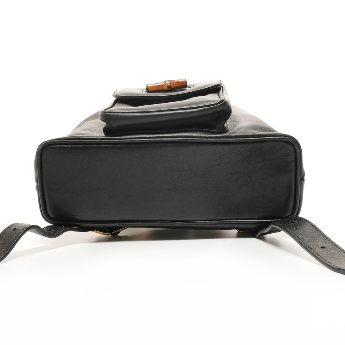 Gucci Mini Leather Bamboo Backpack/Daypack in Black - 7