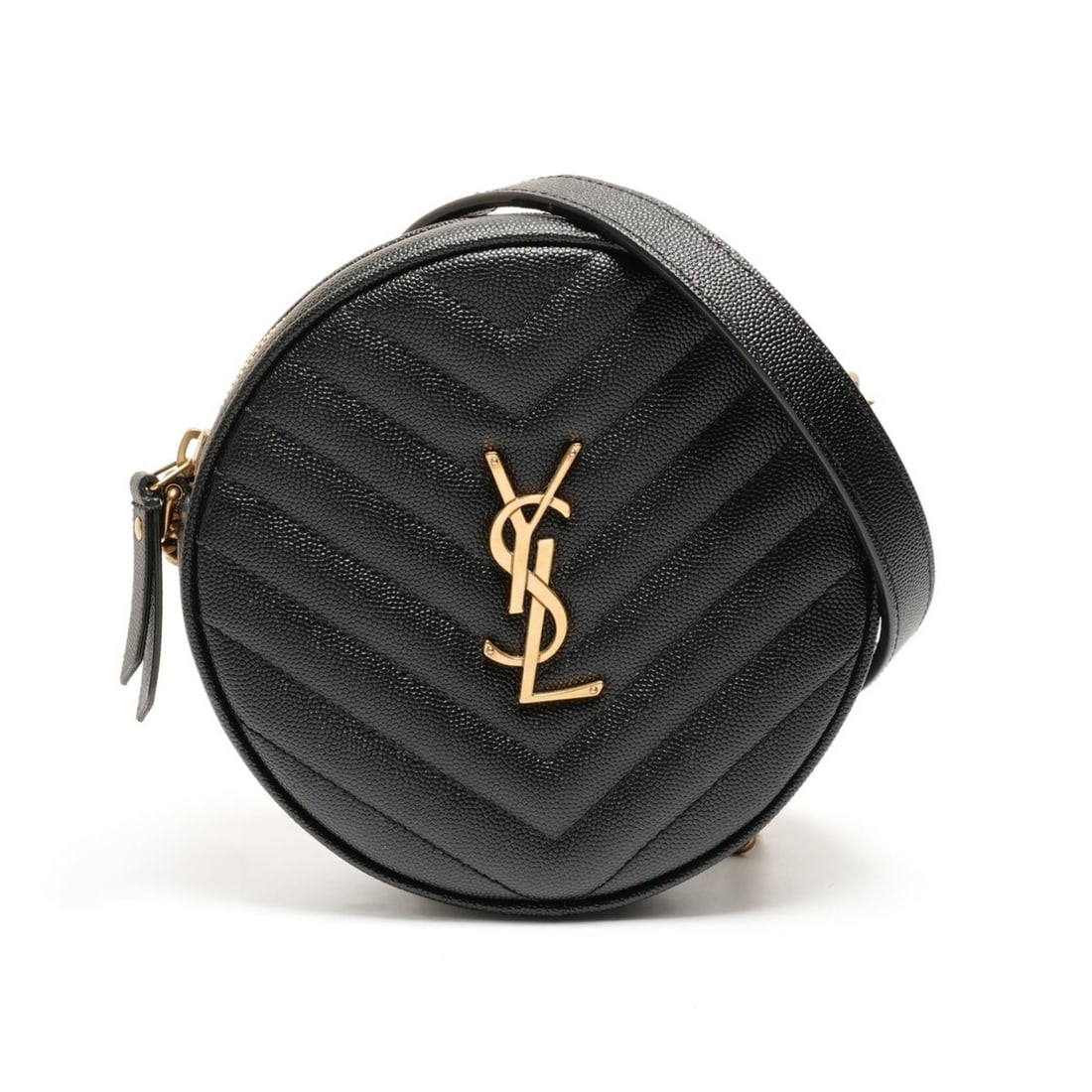 Yves Saint Laurent Vinyl Mini Round Monogram Chain Leather Shoulder Bag 610436 Black: --- Catalog ---Category: SizeSize (HxWxD): 16.5cm x 16.5cm x 4.5cm / 6.49'' x 6.49'' x 1.77''Category: DesignType: Shoulder bagColor: BlackGender: WomenCategory: GeneralBrand: Yves Saint LaurentCountr