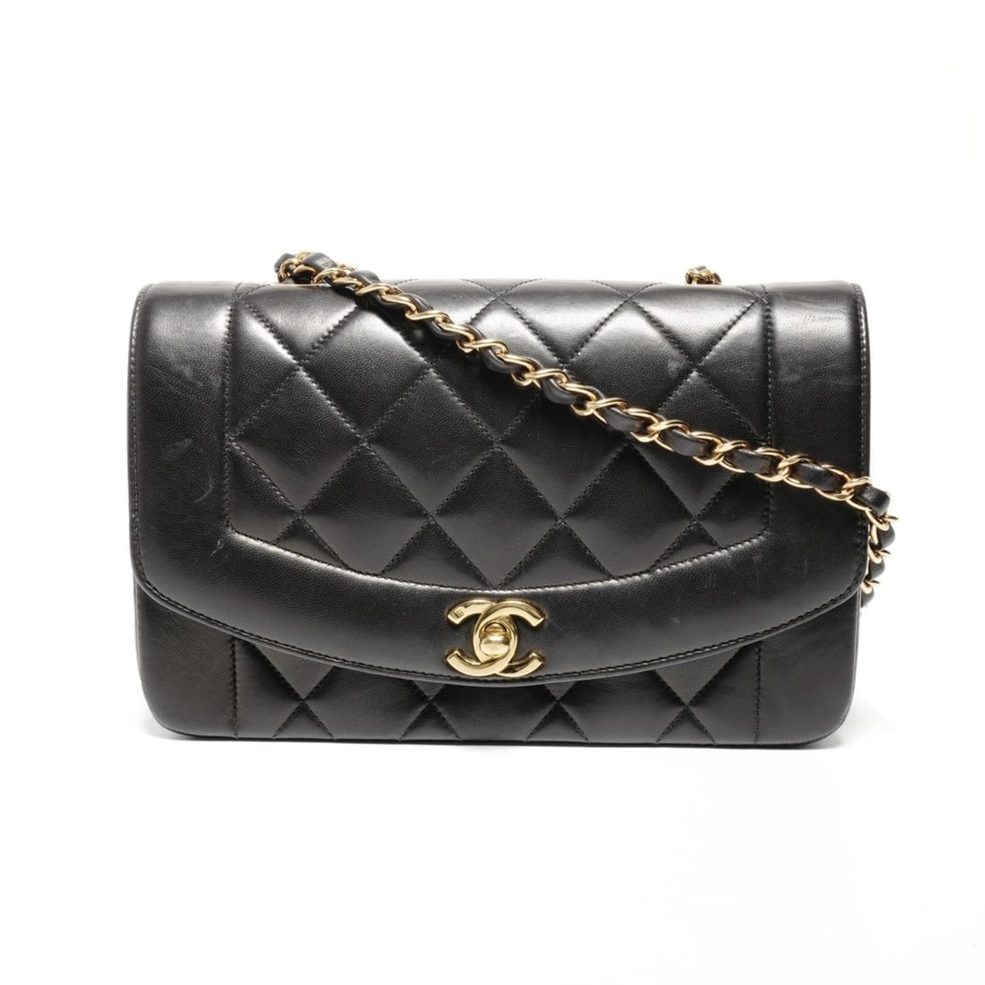 CHANEL Diana Small Lambskin Shoulder Bag, Black, 1994-1996, No. 3: --- Catalog ---Category: SizeSize (HxWxD): 14cm x 21cm x 7cm / 5.51'' x 8.26'' x 2.75''Category: DesignType: Shoulder bagColor: BlackGender: WomenCategory: GeneralBrand: Chanel--- Item List ---Section