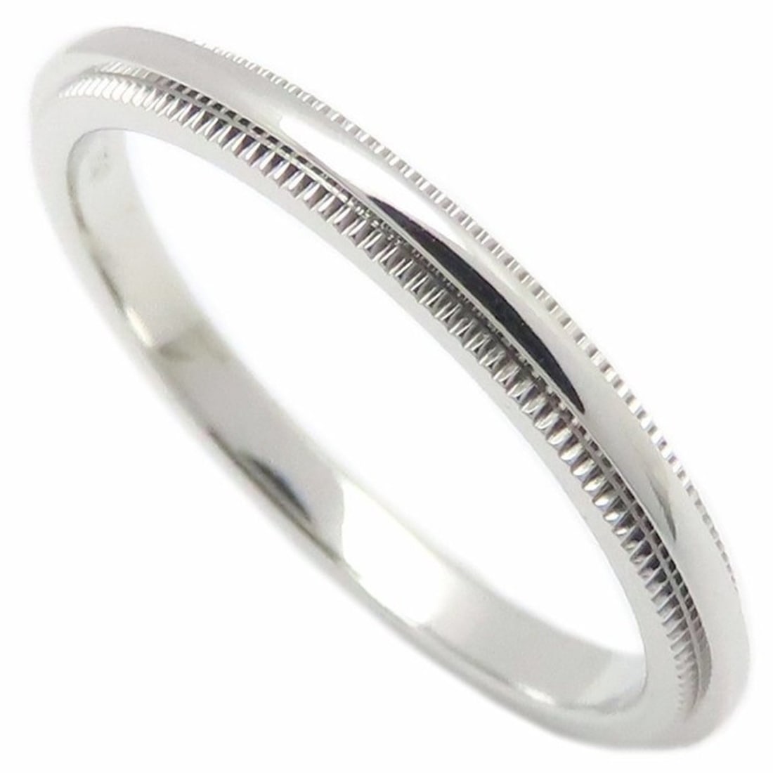 TIFFANY & Co. Tiffany Milgrain Ring, Pt950, Women's, 295153: --- Catalog ---Category: SizeJP Size: 12.5US Size: 6.5Category: DesignType: Band ringColor: PlatinumGender: WomenMaterial: Platinum 950Category: GeneralBrand: Tiffany--- Item List ---Section: Conditio