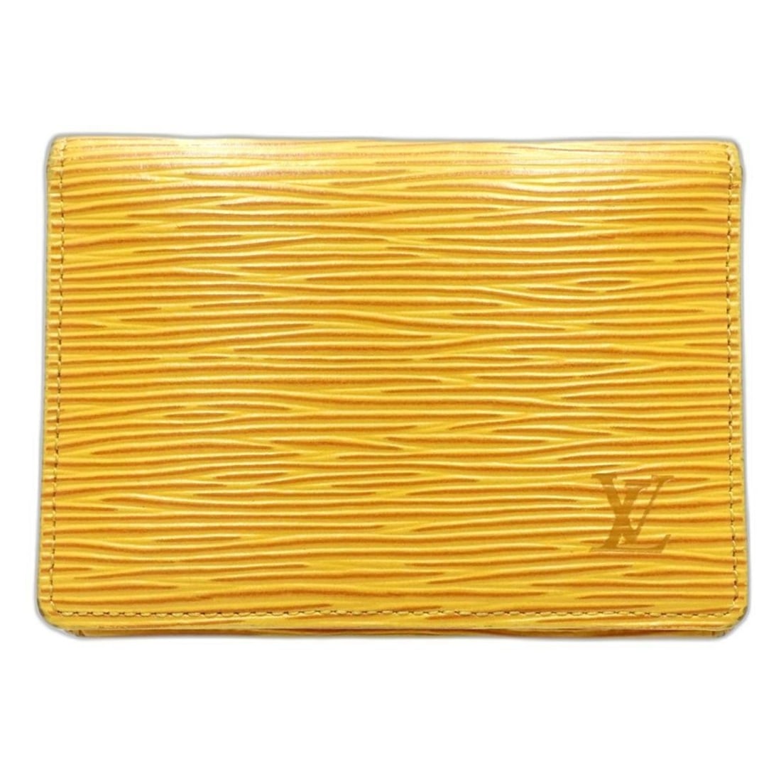 LOUIS VUITTON Epi Business Card Case M63209 Porto 2 Cult Lutical Yellow Women's 181957: --- Catalog ---Category: DesignType: Card caseColor: YellowGender: WomenMaterial: Leather Category: GeneralMPN: M63209Brand: Louis VuittonCountry of Origin: FranceCategory: Physical PropertiesSize (Hx